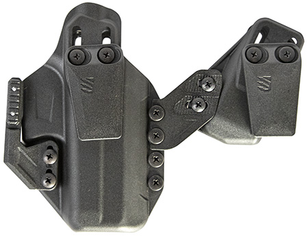 [604544673692] Blackhawk 416100BK Stache Premium Kit IWB Size 00 Black Polymer Belt Clip Compatible w/Glock 17/22/31 Ambidextrous
