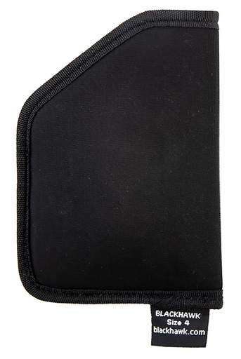 [648018010941] Blackhawk 40TP04BK TecGrip  Pocket Size 04 Black Laminate Compatible w/Glock 42/43 Ambidextrous
