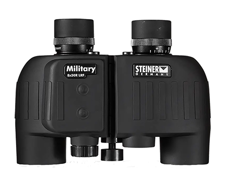 [840229102211] Steiner 2680 M830r Laser Rangefinder 8x 30mm Mil Radian Ranging Reticle, Floating Prism Auto Focus, Black Makrolon w/Rubber Armor