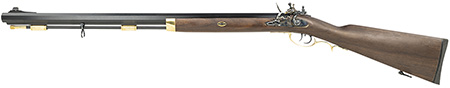 [802987402934] Taylors  &  Company 210112 Hawken Hunter Pedersoli 50 Cal Flintlock 28" Blued Octagon Barrel, Color Case Hardened Steel Receiver, Fixed Walnut Stock