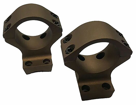 [810301022294] Talley HC940735 Scope Mount/Ring Combo  Burnt Bronze Aluminum 1" Tube X-Bolt Medium Rings Short/Long Action 0 MOA