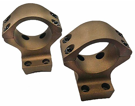 [810301022317] Talley HC730735 Scope Mount/Ring Combo  Burnt Bronze Aluminum 30mm Tube X-Bolt Low Rings Short/Long Action 0 MOA