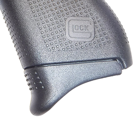 [605849200439] Pearce Grip PG43 Grip Extension  made of Polymer with Black Finish  &  3/4" Additional Length for  Glock 43