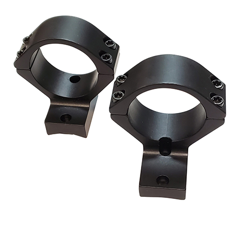 [810301021884] Talley 750700SM Scope Mount/Ring Combo  Black Aluminum 30mm Tube Christensen Arms Ridgeline/Mesa High Rings Short Action 20 MOA