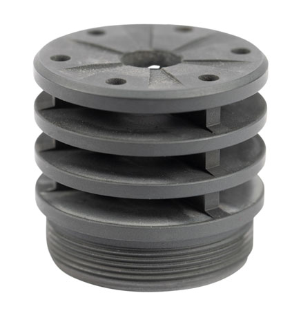 [816413020555] SilencerCo AC2081 Bravo Anchor Brake 458 Caliber Black Aluminum