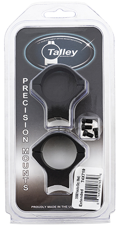 [876430007656] Talley 74X719 Savage Scope Mount/Ring Combo Black Anodized 30mm Medium Extended 0 MOA