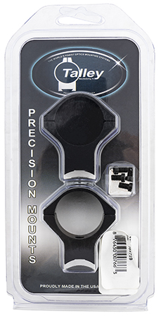 [876430007663] Talley 75X719 Scope Mount/Ring Combo  Black Anodized Aluminum 30mm Tube Savage (8-40) Round Receiver w/Accutrigger High Rings 0 MOA