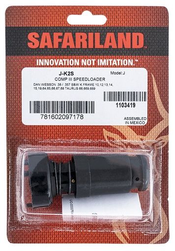 [781602097178] Safariland JK2S Comp III  Speedloader 38 Special/357 Mag 6rd Dan Wesson/S&W