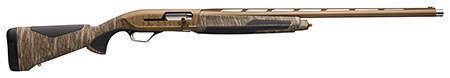 [023614997566] Browning 011706205 Maxus II Wicked Wing 12 Gauge 3.5" 4+1 26" Barrel, Burnt Bronze Cerakote Metal Finish, Mossy Oak Bottomland with Overmolded Grip Panels Stock
