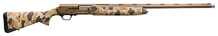 [023614997511] Browning 0119072004 A5 Wicked Wing 12 Gauge 28" 4+1 3.5" Burnt Bronze Cerakote Vintage Tan Camo Fixed Textured Grip Panels Stock Right Hand (Full Size) Includes Banded Invector-DS Extended Chokes