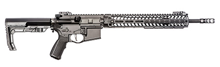 [815648022150] Spikes PHUR5435M3R Pipe Hitter  223 Rem,5.56x45mm NATO 16" No Magazine Black Hard Coat Anodized 6 Position MFT BMS Minimalist Stock