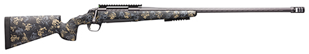 [023614850649] Browning 035545297 X-Bolt Pro Long Range 300 PRC 3+1 26" Fluted MB Carbon Gray Elite Cerakote Sonora Carbon Ambush Camo Fixed McMillan Game Scout Stock Right Hand (Full Size)