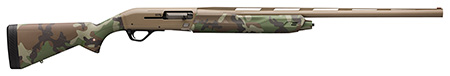 [048702022708] Winchester Repeating Arms 511290292 SX4 Hybrid Hunter 12 Gauge 28" 4+1 3.5" Flat Dark Earth Cerakote Rec/Barrel Woodland Camo Stock Right Hand (Full Size) Includes 3 Invector-Plus Chokes