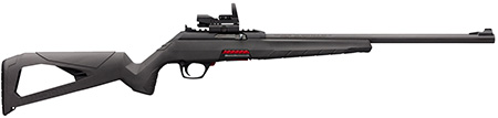 [048702020742] Winchester Repeating Arms 521104102 Wildcat Combo Full Size 22 LR 10+1 18" Matte Blued Sporter Barrel, Picatinny Rail Matte Black Polymer Receiver, Gray Synthetic Stock, Reflex Red Dot, Ambidextrous