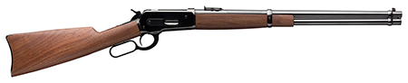 [048702019746] Winchester Repeating Arms 534281142 Model 1886 Saddle Ring Carbine 45-70 Gov 7+1 22" Polished Blued Round Barrel, Drilled  &  Tapped Steel Receiver, Grade I Oil Walnut Straight Grip Wood Stock
