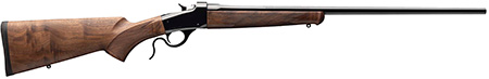 [048702021800] Winchester Repeating Arms 534293289 Model 1885 Low Wall Hunter 6.5 Creedmoor 1rd 24" Polished Blued Octagon Barrel, Drilled  &  Tapped Steel Receiver, Grade III/IV Walnut Fixed w/Pistol Grip Wood Stock