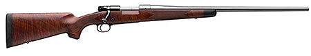 [048702019166] Winchester Repeating Arms 535203294 Model 70 Super Grade 6.5 PRC Caliber with 3+1 Capacity, 24" Barrel, Brushed Polish Blued Metal Finish  &  Satin Fancy Walnut Stock Right Hand (Full Size)