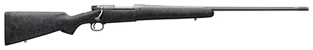 [048702018916] Winchester Guns 535238230 Model 70 Extreme 7mm Rem Mag 3+1 26" MB Tungsten Gray Cerakote Textured Charcoal Gray Fixed Bell  &  Carlson Stock Right Hand (Full Size) No Sights