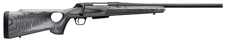 [048702018503] Winchester Guns 535727296 XPR Thumbhole Varmint SR 350 Legend 4+1 Cap 24" TB Blued Perma-Cote Rec Matte Black Laminate Fixed Thumbhole Stock Right Hand with MOA Trigger System (Full Size) No Sights