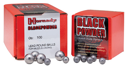 [090255260250] Hornady 6025 Black Powder Lead Balls 40 S&W .395 100 Per Box/ 25 Case