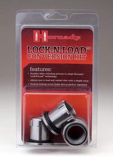 [090255440997] Hornady 044099 Lock-N-Load Conversion Kit Silver Multi Caliber Steel