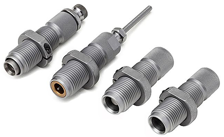 [090255564013] Hornady 546401 Custom Grade Series V 4 Die Set for 350 Legend Includes Sizer Seater Expander Taper Crimp