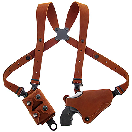 [601299020023] Galco CL2160 Classic Lite 2.0 Shoulder System Size Fits Chest Up To 56" Natural Leather Shoulder Fits S&W J Frame Fits Charter Arms Undercover Right Hand