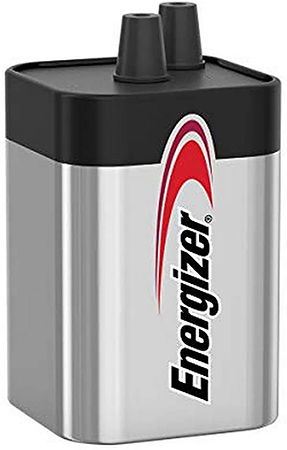 [039800134325] Energizer 5291D5 Lantern Battery  Black  &  Silver 6.0 Volts, 17,500 mAh