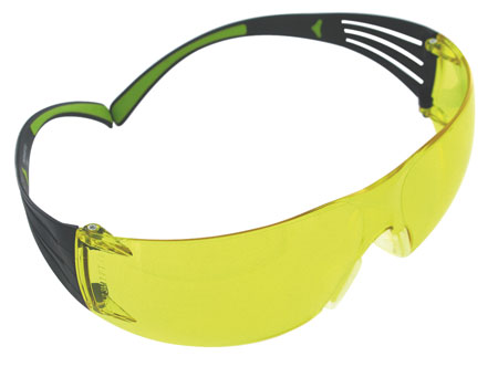 [051141994994] Peltor SF400PA8 Sport SecureFit 400 Adult Wraparound Amber Lens Polycarbonate Black Frame
