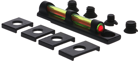 [788130014417] TruGlo TG-TG949D Tru-Bead Universal Green Outside w/Red Center Fiber Optic Front Sight w/.120" Fiber Diameter Black Frame for Shotguns