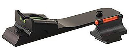 [788130122327] TruGlo TGTG112 Lever Action Rifle Sights  Black 0.450" 3-Dot Red Front, Green Rear Adjustable Winchester/Henry/Marlin Rifles