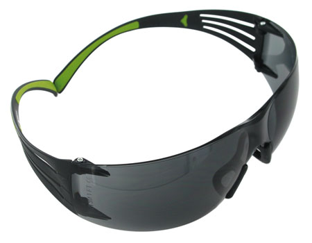 [051141995175] Peltor SF400PG8 Sport SecureFit 400 Adult Wraparound Gray Lens Polycarbonate Black Frame