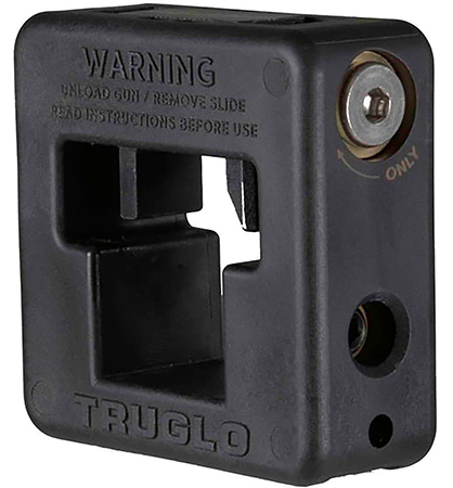 [788130027875] TruGlo TGTG970G1 Sight Setter  Handgun Polymer Black Compatible w/Most Glock