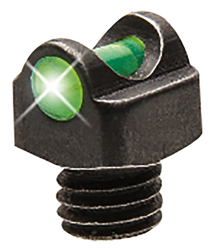 [788130102121] TruGlo TGTG954BG StarBrite Deluxe Bead  Black | Green Fiber Optic Front Sight 3-56" Threads