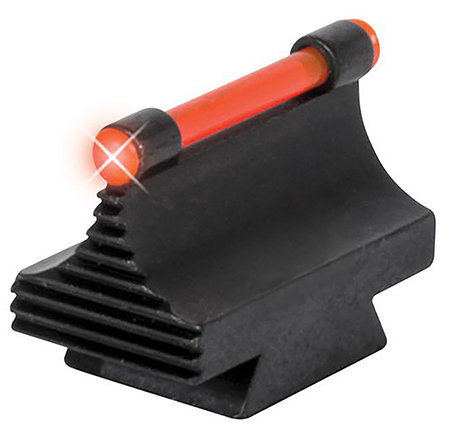 [788130022603] TruGlo TGTG95450RR 3/8" Dovetail Front Sight  Black 0.450" Red Ramp for Rifle