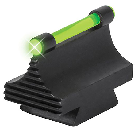 [788130102152] TruGlo TGTG95500RG 3/8" Dovetail Front Sight  Black 0.500" Green Ramp for Rifle