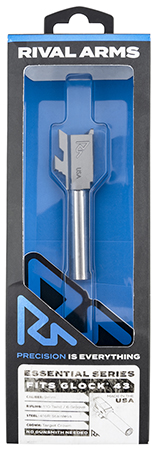 [788130031100] Rival Arms RARA22G301D Essential V2 Match Grade 9mm Luger 3.41" Stainless Steel, Fits Glock 43/43X