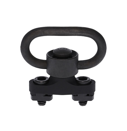 [788130032824] Rival Arms RARA92P2A Swivel Stud Mount  Black Manganese Phosphate Finish, 1.5" Recessed Button Steel Swivel compatible with Picatinny Rail