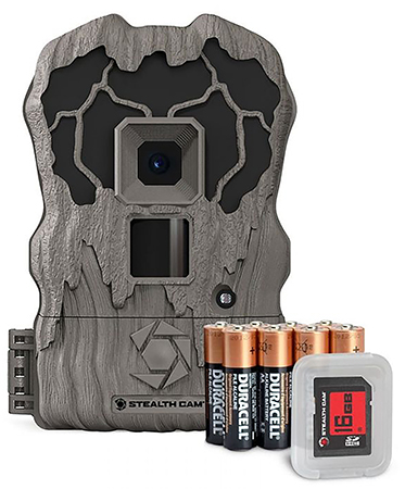 [888151027042] Stealth Cam STCQV18K QV18 Combo Brown 18MP Image Resolution, Low Glow Flash, Up to 32GB SD Card Memory, Features Integrated Python Provision Lock Latch