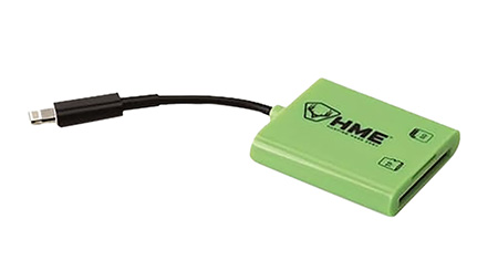[888151015322] HME HMESDCRIOS Memory Card Reader iOS Fits iPhone/iPad Up To 256GB Black/Green