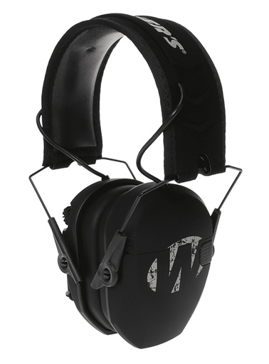[888151030691] Walker's GWPRSEMFS Razor Slim Electronic Freedom Muff 23 dB Over the Head Black w/Distressed Walker's Logo Polymer