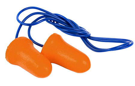 [888151014578] Walker's GWPCORDPLGBKT Corded Foam Ear Plugs 32 dB Orange with Blue Cord 50 Pair