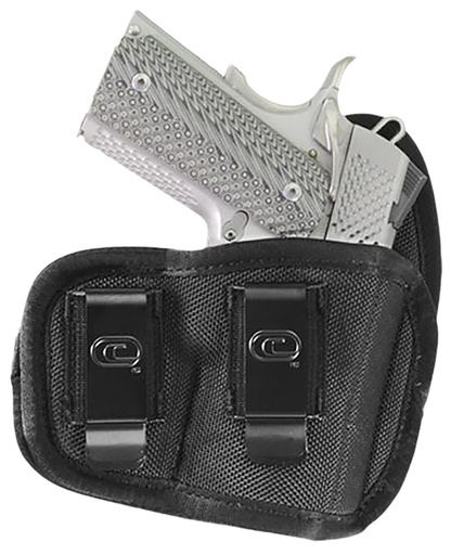 [812254021720] Crossfire Shooting Gear CRFCYCLSA1C3R The Cyclone  IWB/OWB Size 03 Black Foam Laminate Belt Clip Fits Compact 3-3.50" Barrel Right Hand