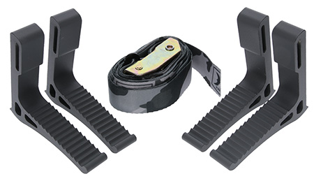 [888151030325] Hawk HWKSTP4PK Monkey Bar Steps Black Aluminum 4 Pack