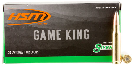 [810742022983] HSM 30841N Game King  308 Win 150 gr Sierra GameKing Spitzer Boat Tail 20 Per Box/ 25 Case