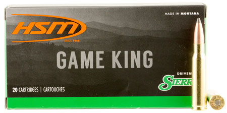 [810742022990] HSM 30842N Game King  308 Win 165 gr Sierra GameKing Spitzer Boat Tail 20 Per Box/ 25 Case