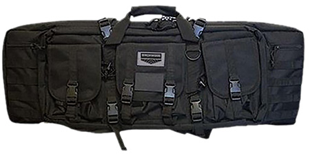 [888151031469] Birchwood Casey RBG36 Single Gun Case  36" Black 600D Polyester w/ Padded Straps/3 Large Storage Pockets  &  Dual Zippered Storage