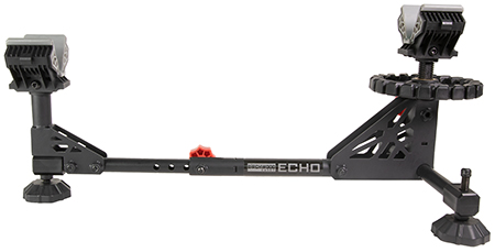[888151030851] Birchwood Casey ESR Echo Shooting Rest Black Steel/Red Accents, Non-Slip Rubber Feet, Windage  &  Elevation Adjustments