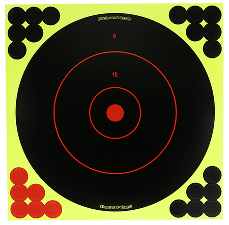 [888151030912] Birchwood Casey TDSNC825PK Target Dispenser  Adhesive Paper 8" Bullseye Includes Pasters 25 Per Pkg