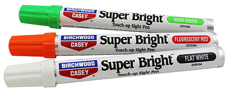 [029057151169] Birchwood Casey 15116 Super Bright Touch-Up Sight Pens Red/White/Green